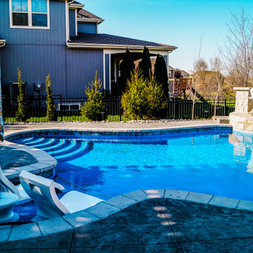 Custom In-ground pool and spa