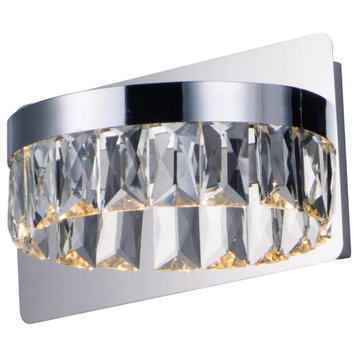 Maxim 38371BC Icycle 1 Light 6" Tall LED Wall Sconce - Polished Chrome