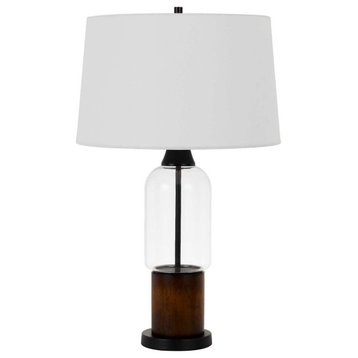 Wood Glass/Pinewood Bron, Table Lamp