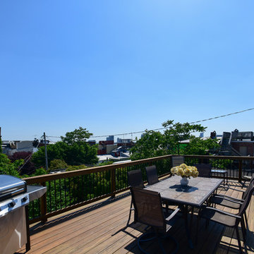 Hardwood Rooftop Deck in Fells Point