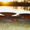 Fire Pit Art - Asia 60 inch Modern Asian Inspired Fire Pit