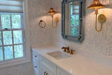 Bathroom - coastal bathroom idea in Charleston