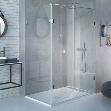 The Shower Lab Rhodium 45 Shower Enclosure