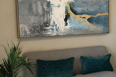 Example of a living room design in Other