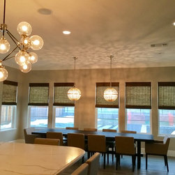 White & Grey ... All Day - Roman Shades