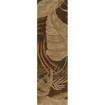KAS - KAS Havana 2615 Mocha Rainforest Area Rug, 2'3"x8' Runner - Lush, tropical designs bring you into another world with our Havana Collection. 100% multi textured wool is hand tufted with hard-twist accents, bringing exceptional texture and dimension to each piece. Rich, nature-inspired colors will bring tropical warmth into your home.