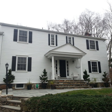 6 1/4" HardiePlank Cedarmill Arctic White Arctic White Hardie Trim Westport