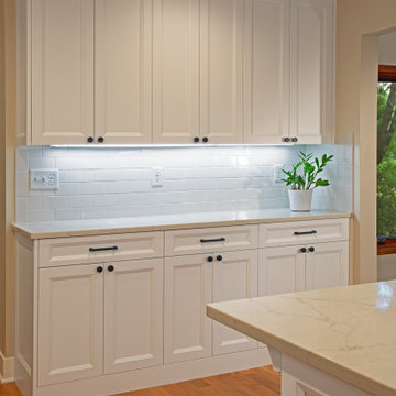 Buffet by sunroom entry