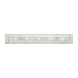Brushed Nickel Finish Hinkley Duet 5 Light Bathroom Lighting - Lighting