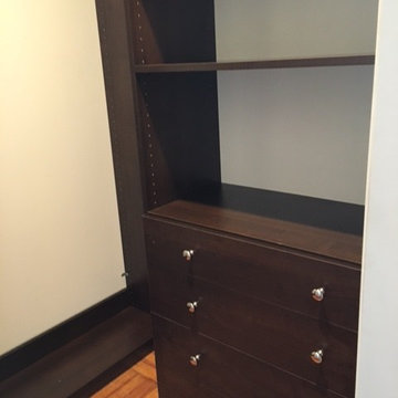 Small Walk-In Closet in Truffle