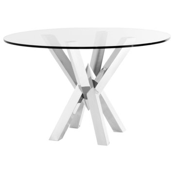 Silver Dining Table | Eichholtz Triumph