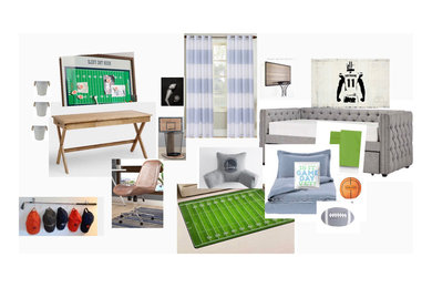 Transitional home design photo in Other