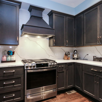 Dated kitchen gets a fresh new look