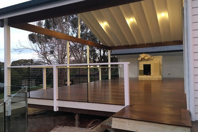 Timber Decks with Insulated Panel Roof