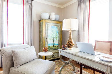 Transitional home office photo in Other