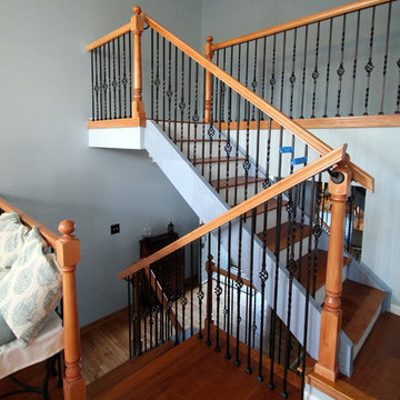 Aurora Living Room & Staircase Remodel