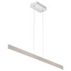 Eurofase Lighting 44298 Verdura 42"W LED Linear Chandelier - Grey