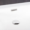 Ove Bath 66x30x25, Glossy, Polished Chrome Overflow