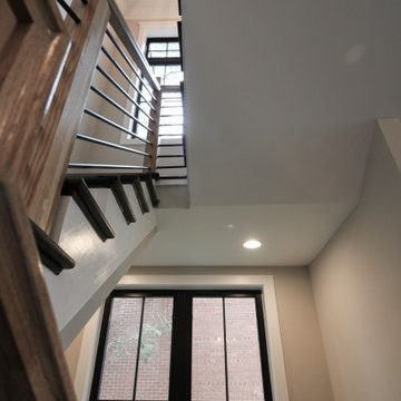 Project #69 | Contemporary Staircase with Horizontal Metal Rods