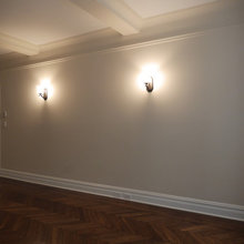 wall sconces in living room