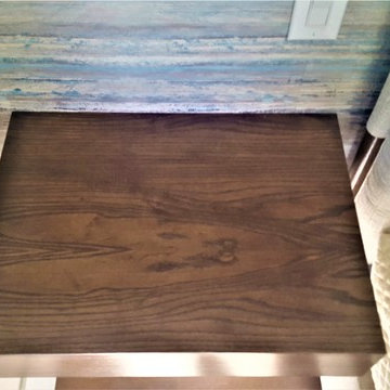 Headboard and Floating Night Stands