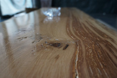 Live Edge Coffe Solid Oak Tables