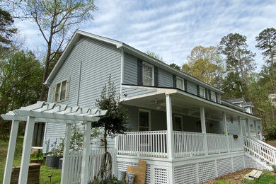 Transitional exterior home photo in Charlotte