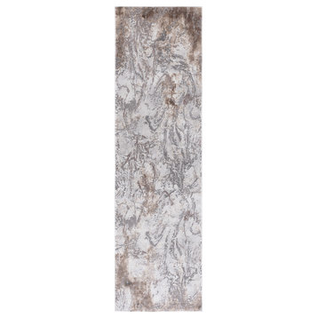 Safavieh Craft Collection CFT864H Rug, Grey/Taupe, 2'3" X 8'