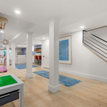 Manchester-By-The-Sea Basement Playroom and Attic Guest Suite