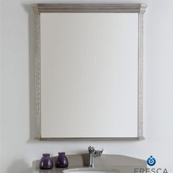 Fresca Platinum London 32" Bathroom Mirror - Antique Silver FPMR7524SA - Bathroom Mirrors