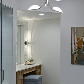 Chic High-Rise Primary Bathroom Makeover