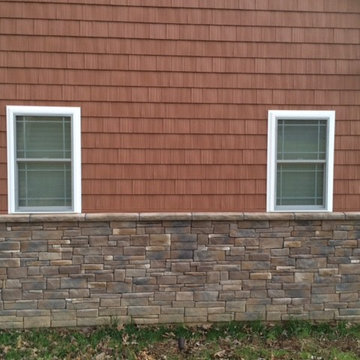 Material supplied for a Craftsman style new construction project