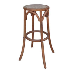 Sanura Barstool in Honey Oak - Bar Stools And Counter Stools