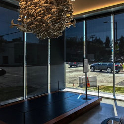 Motorized Roller Shades - Window Treatments