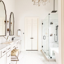 master bedroom and bathrooms