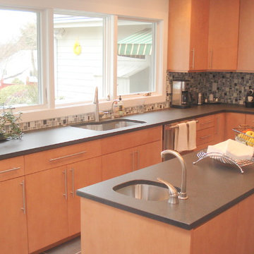 New custom cabinets - contemporary in Newton