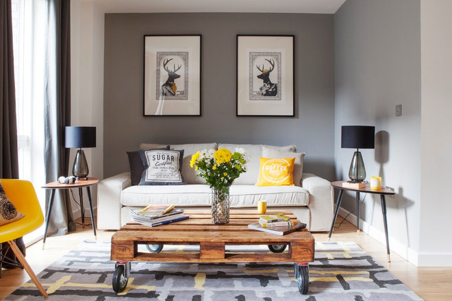 Eclectic Living Room by Studio Morton