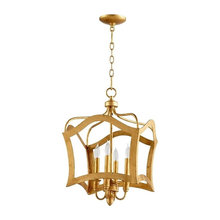 Gold pendant lighting