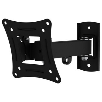 AVF Extendable Tilt and Turn Monitor Wall Mount for 13" to 27" Screens in Black