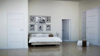 Habitacion de Hotel Puertas Blancas Lacadas con pantografiado Norma Doors