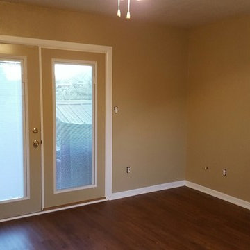 Bedroom remodeling, texture, paint and flooring