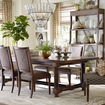 Compass 94" Trestle Dining Table by Bassett Furniture
