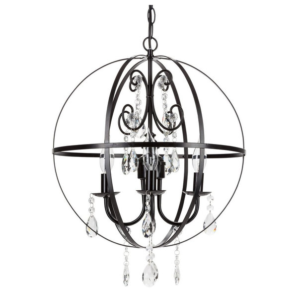 Amalfi Decor 5 Light LED Crystal Beaded Chandelier, Mini Amalfi Decor 5 Light LED Crystal Beaded Chandelier, Mini