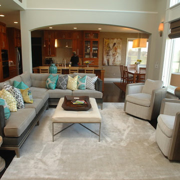 Transitional Living Room