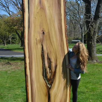 WOODLYNNS EDGE " Live edge slab table and woodwork "
