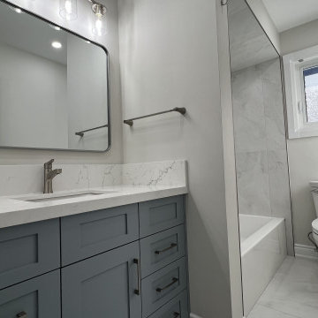 Basement Bathrooms - Master Ensuite & Common Bath