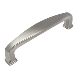 Cosmas - Cosmas 4390SN Satin Nickel 3-1/2&rdquo; CTC Cabinet Pull [5-PACK] - Cabinet And Drawer Handle Pulls