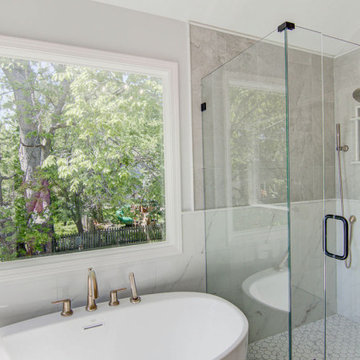 Classic & Clean Primary Bath Remodel Overland Park, KS