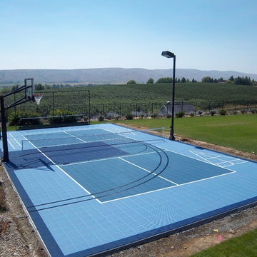 Backyard Multi-Purpose Game Court