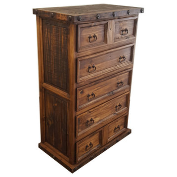 Rustic Oasis 5 Drawer Tall Chest